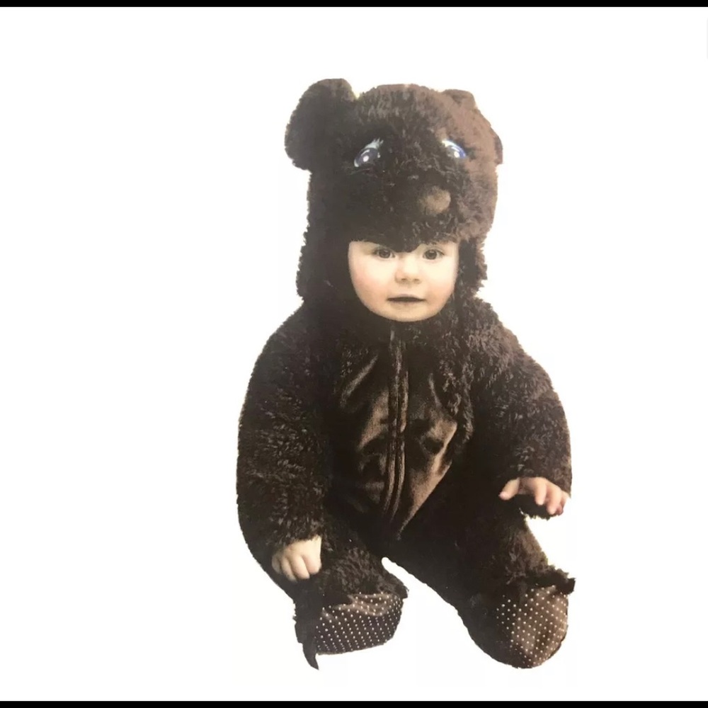 Totally ghoul brown bear plush jumper costume. NWT. 6-12 months